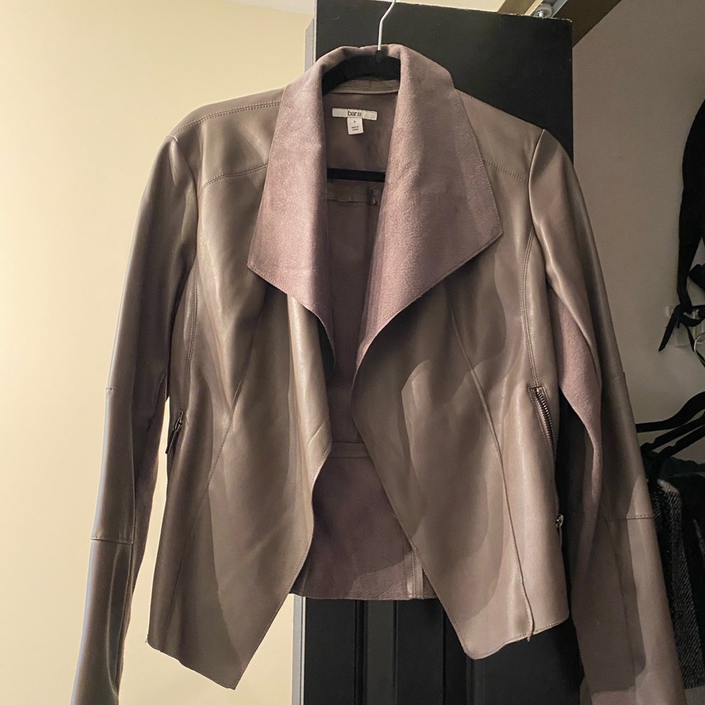 Bar III leather & suede jacket